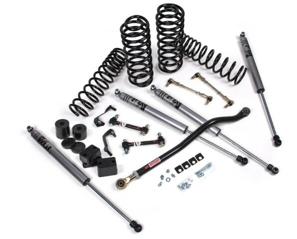 JKS JSPEC133KFA 2018-2024 compatible with Jeep Wrangler (JL) J-Venture 3" 2Dr w/Fox Adventure Series Shocks, HD Rate Coils