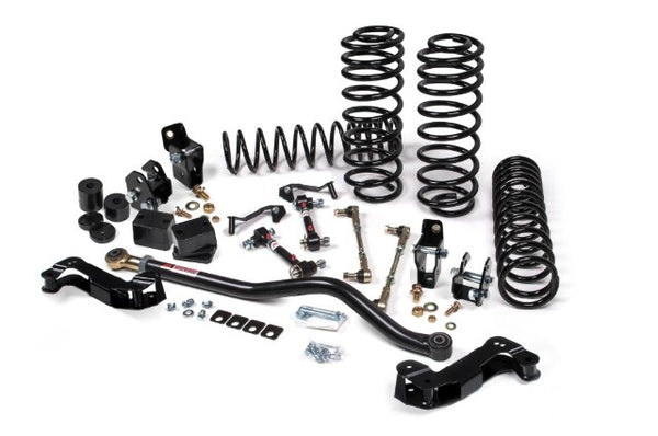 JKS 2018-2024 Compatible With Jeep Wrangler JL J-Kontrol 3" 2Dr W, Shock Extension Brackets, HD Rate Coils, Fits 2018-2024 Jeep Wrangler JL JSPEC135KNS