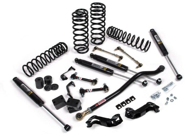 JKS 2018-2024 Compatible With Jeep Wrangler JL J-Kontrol 2.5" 4Dr W, Fox 2.5 Performance Series Shocks, Std Rate Coils, Fits 2018-2024 Jeep Wrangler JL JSPEC137PS