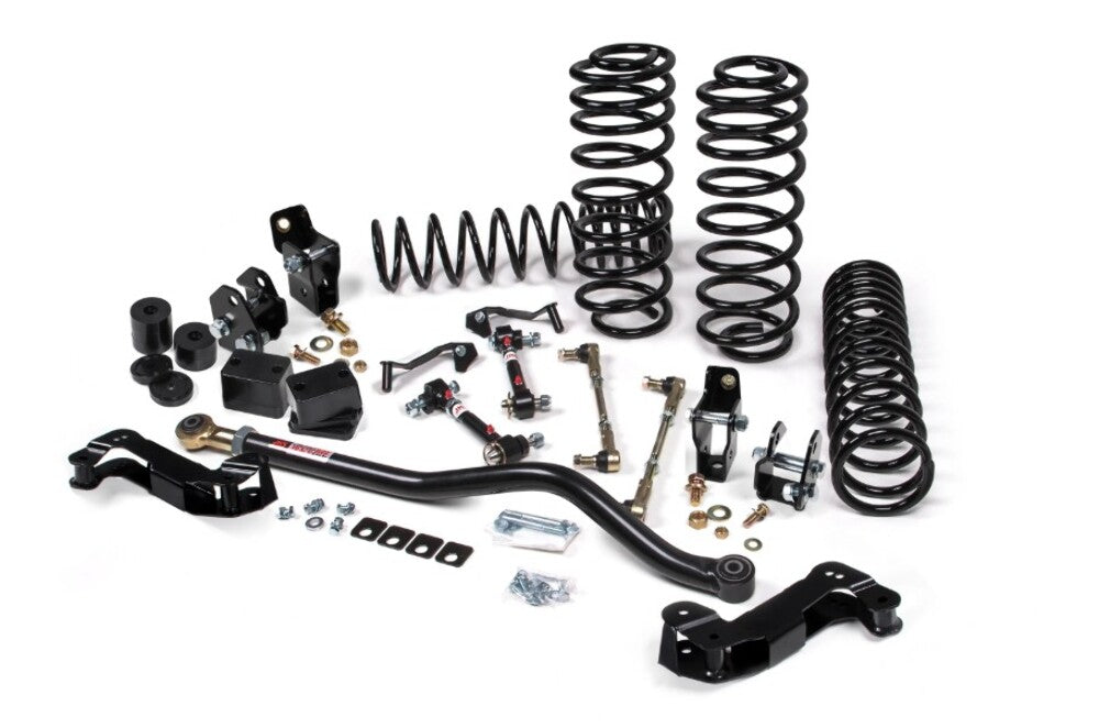 JKS JSPEC138KNS 2018-2024 compatible with Jeep Wrangler (JL) J-Kontrol 2.5" 4Dr w/Shock Extension Brackets, HD Rate Coils