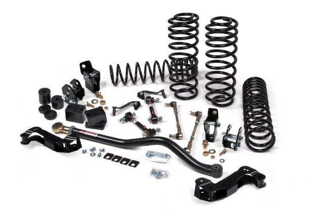 JKS JSPEC138KNS 2018-2024 compatible with Jeep Wrangler (JL) J-Kontrol 2.5" 4Dr w/Shock Extension Brackets, HD Rate Coils