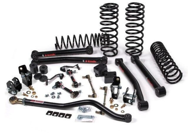JKS 2018-2024 Fits Jeep Wrangler JL J-Konnect 3" 2Dr W, Shock Extension Brackets, Std Rate Coils, Fits 2018-2024 Jeep Wrangler JL JSPEC145KNS