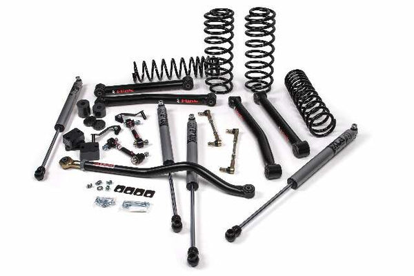 JKS 2020-2024 Compatible With Jeep Wrangler JL J-Konnect 3.5" 4Dr W, Fox 2.5 Performance Series Shocks Diesel, Fits 2020-2024 Jeep Wrangler JL JSPEC159PS