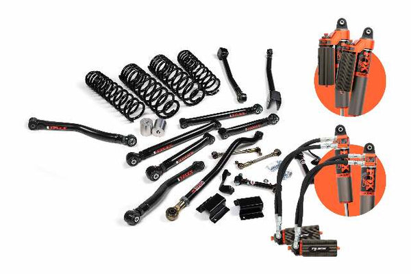 JKS 2020-2024 Compatible With Jeep Gladiator JT 3.5" Front 2" Rear Lift Kit J-Krawl Fox 3.0 Factory Race Series Ibp Shocks, Fits 2020-2024 Jeep Gladiator JT JSPEC171FRS