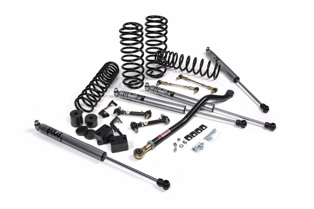 JKS JSPEC172KFA 2021-2024 compatible with Jeep Wrangler (JL) 4xe 4Dr 2" J-Venture Suspension Lift Kit Fox 2.0 Adv Series Shocks