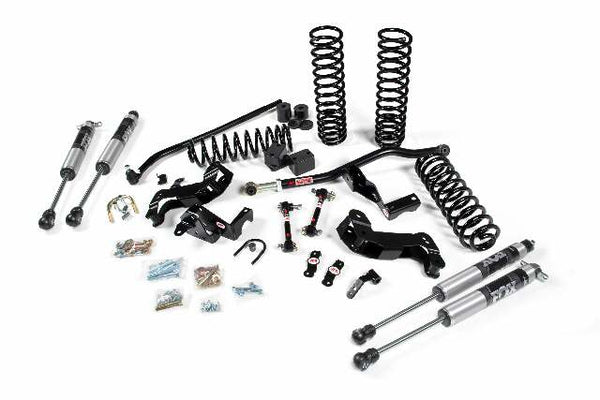 JKS 2021-2024 Compatible With Jeep Wrangler JL 4xe 4Dr 2" J-Kontrol Suspension Lift Kit Fox 2.0 Ifp Ps Shocks, Fits 2021-2024 Jeep Wrangler JL JSPEC173KFP