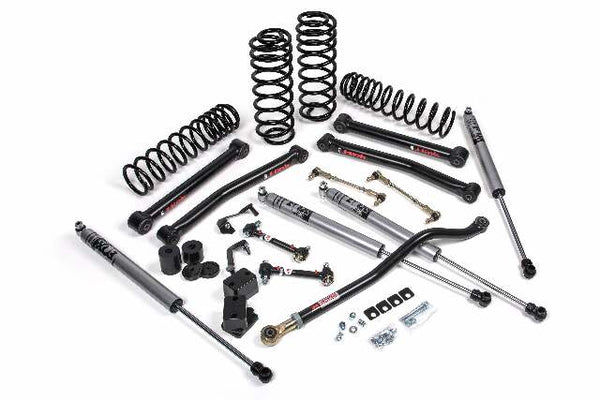 JKS 2021-2024 Compatible With Jeep Wrangler JL 4xe 4Dr 2" J-Konnect Suspension Lift Kit W, Fox 2.0 Adv Series Shocks, Fits 2021-2024 Jeep Wrangler JL JSPEC174KFA