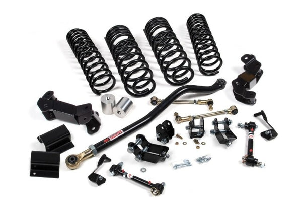 JKS 2020-2023 Compatible With Jeep Gladiator JT 4WD 3-3.5" J-Kontrol Suspension Lift Kit, 1.5-2" Rear Non-mohave W, Shock Extension Brackets, Fits 2020-2023 Jeep Gladiator JT JSPEC176KNS