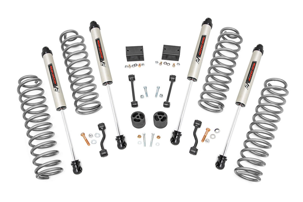 Rough Country 2.5 Inch Lift Kit Coils V2 compatible with Jeep Wrangler Jl Rubicon (18-23) 66670