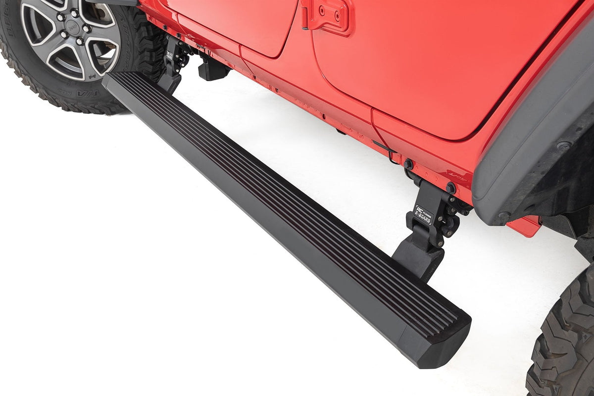 Rough Country Power Running Boards Lighted 4 Door Fits Jeep Wrangler Jl (18-23) PSR610430