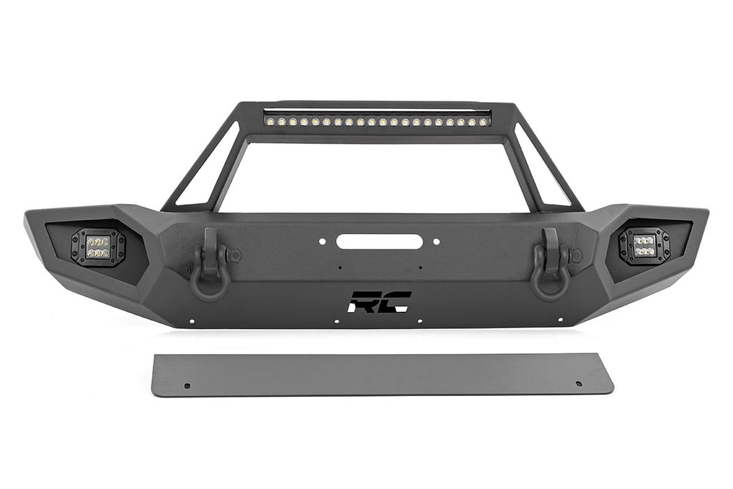 Rough Country Front Winch Bumper compatible with Jeep Gladiator Jt/Wrangler Jk & Jl 10585