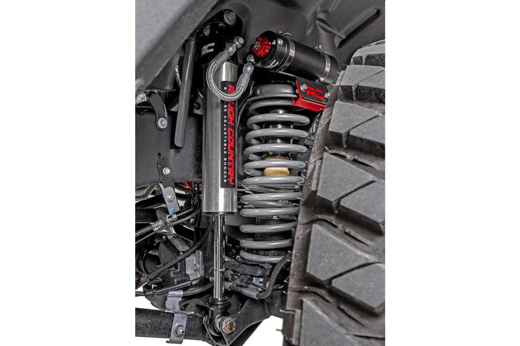 Rough Country Vertex 2.5 Adj Front Shocks 3.5-4.5" compatible with Jeep Gladiator Jt (20-23)/Wrangler Jl (18-23) 689007