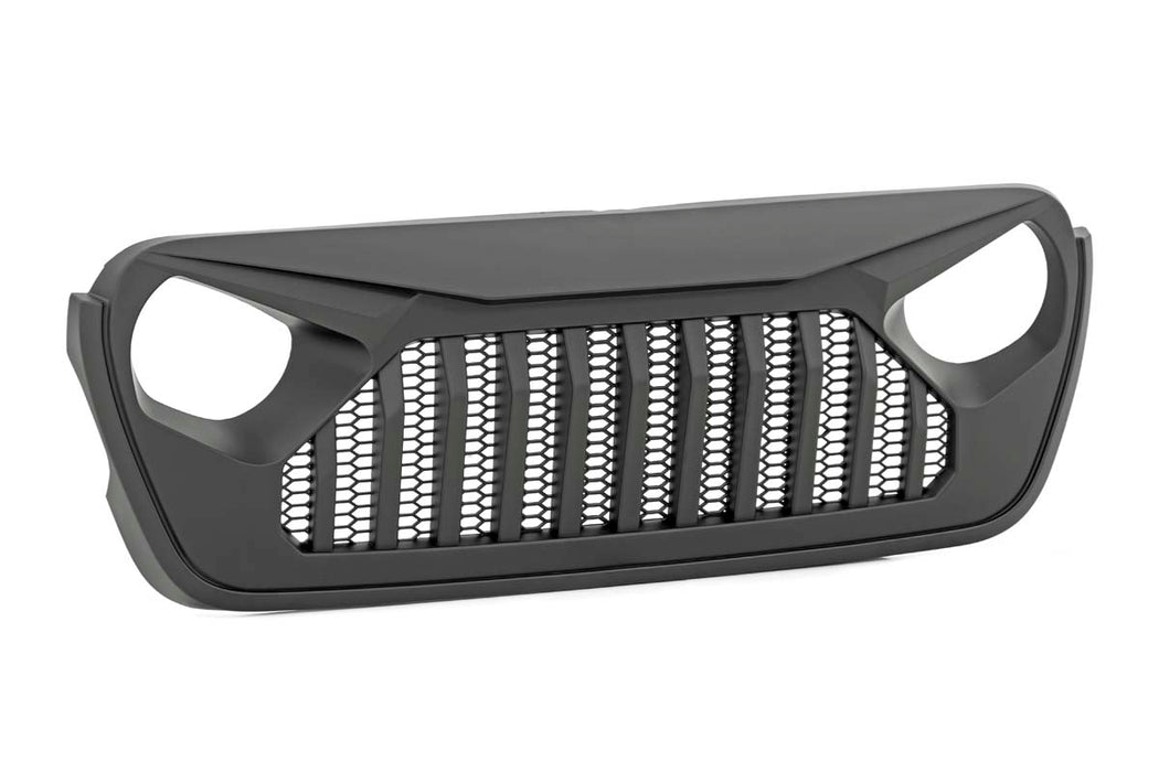 Rough Country Replacement Grille Angry Eyes compatible with Jeep Gladiator Jt (20-23)/Wrangler Jl (18-23) 10496