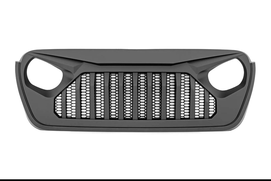 Rough Country Replacement Grille Angry Eyes compatible with Jeep Gladiator Jt (20-23)/Wrangler Jl (18-23) 10496