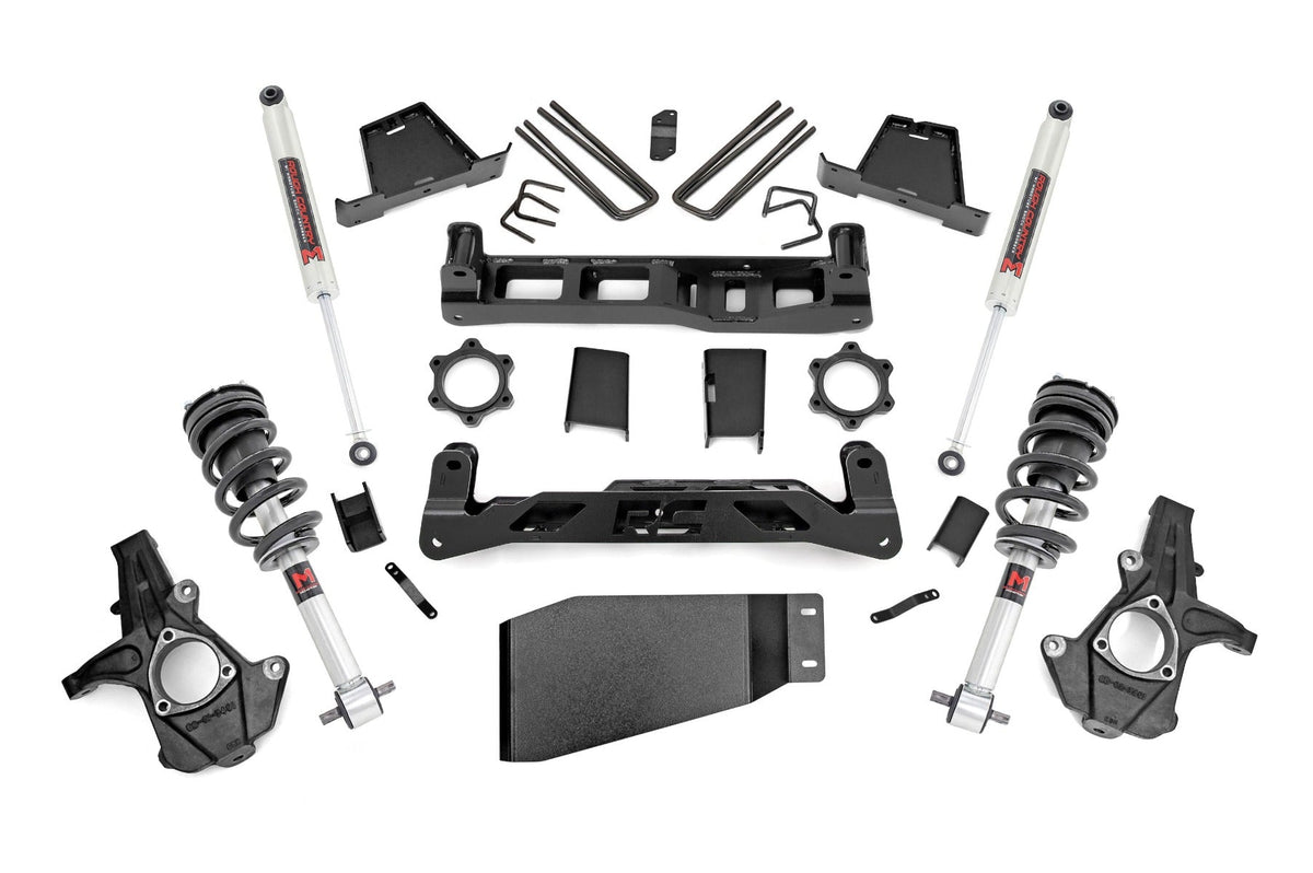 Rough Country 6 Inch Lift Kit M1 Struts/M1 Fits Chevy/GMC 1500 (07-13) 23640
