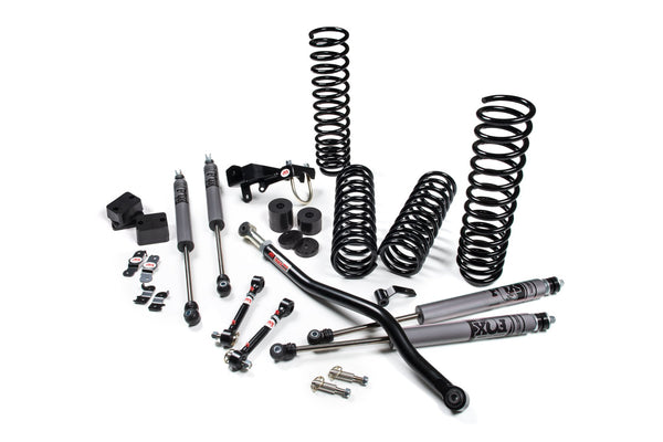 JKS 2007-2018 Compatible With Jeep Wrangler JK J-Venture 2Dr 2.5in System W, JSpec Shocks, Fits 2007-2018 Jeep Wrangler JK JSPEC103K