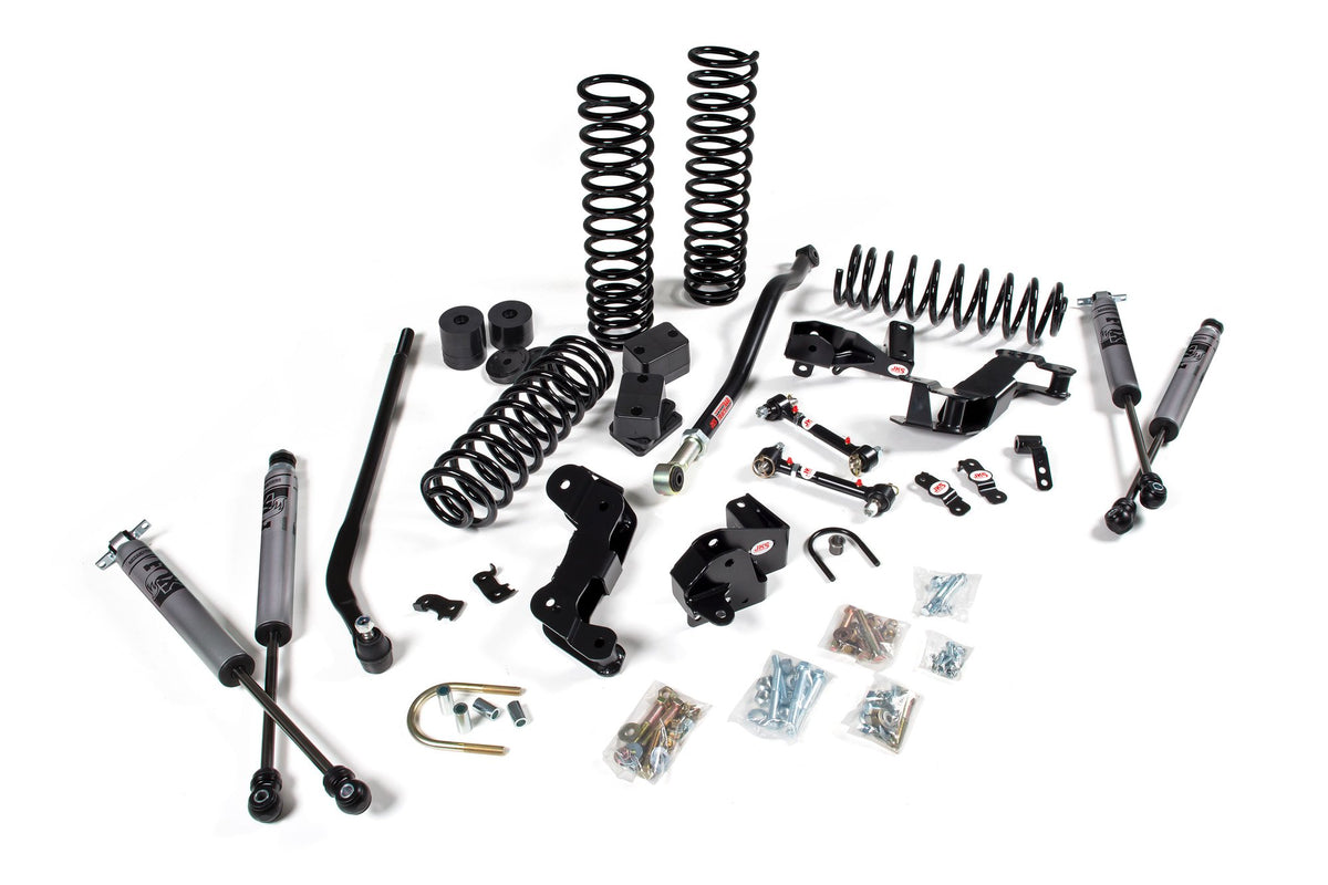 JKS 2007-2018 Fits Jeep Wrangler JK J-Kontrol 4Dr 3.5in System W, JSpec Shocks, Fits 2007-2018 Jeep Wrangler JK JSPEC108K