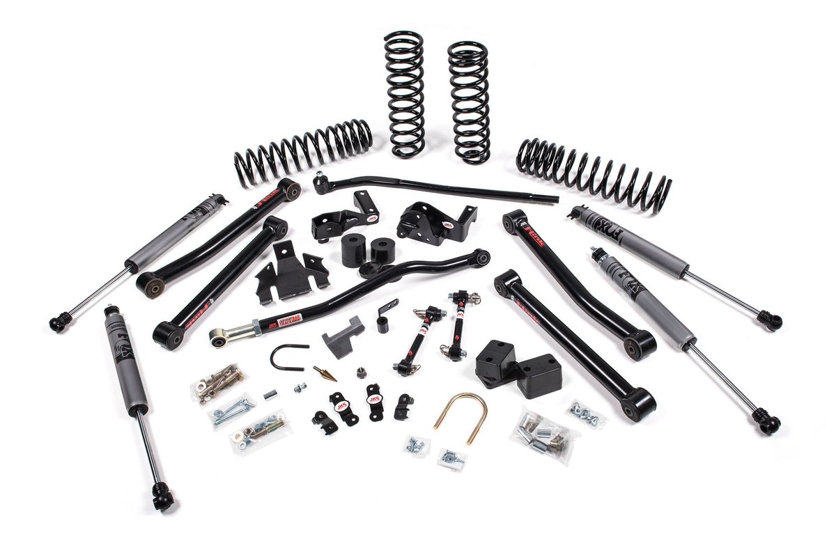 JKS 2007-2018 Fits Jeep Wrangler JK J-Konnect 2Dr 3.5in System W, JSpec Shocks, Fits 2007-2018 Jeep Wrangler JK JSPEC114K