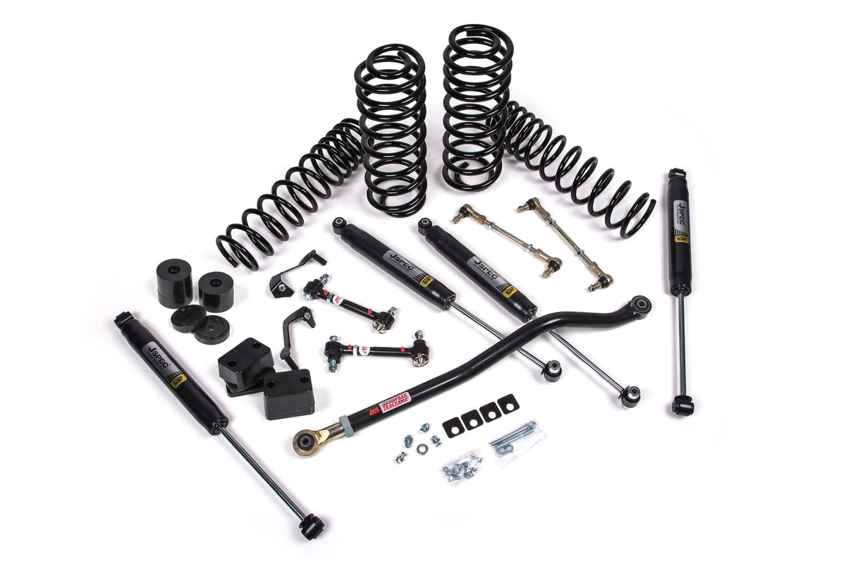 JKS 2018-2024 Fits Jeep Wrangler JL J-Venture 3.5" 4Dr W, FOX 2.0 Performance Series Shocks, Std Rate Coils, Fits 2018-2024 Jeep Wrangler JL JSPEC119KFP