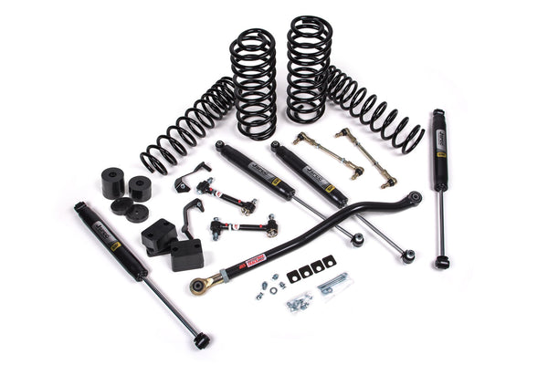 JKS 2018-2024 Compatible With Jeep Wrangler JL J-Venture 3.5" 4Dr W, Fox 2.0 Performance Series Shocks, Std Rate Coils, Fits 2018-2024 Jeep Wrangler JL JSPEC119KFP