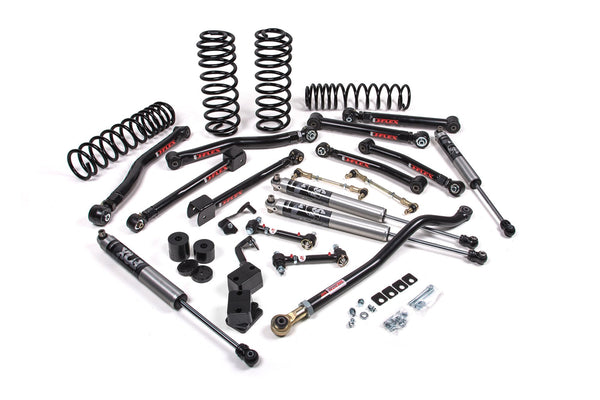 JKS 2018-2024 Compatible With Jeep Wrangler JL J-Krawl 2.5" 4Dr W, Fox 2.0 Performance Shocks, HD Rate Coils, Fits 2018-2024 Jeep Wrangler JL JSPEC126KFP