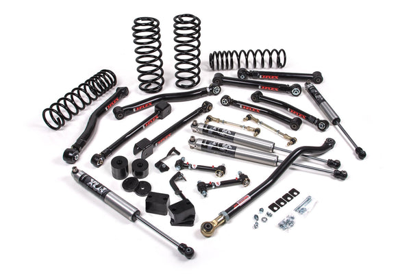 JKS 2018-2025 Fits Jeep Wrangler JL - 4Dr - J-Krawl 2.5" Suspension Lift Kit - HD Rate Coil Springs Front, Rear - FOX 2.5" Performance Elite Shocks Front, Rear, Fits 2018-2025 Jeep Wrangler JL JSPEC126PES