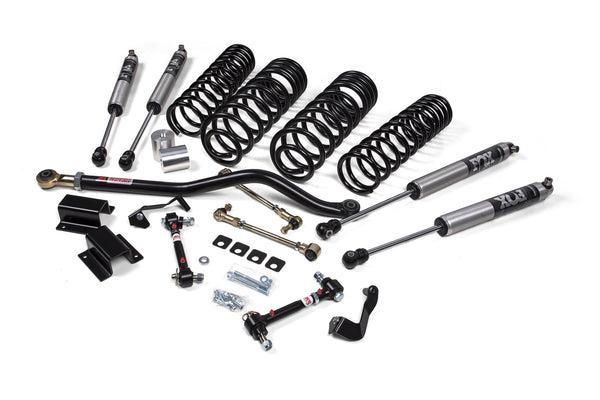 JKS 2020-2023 Compatible With Jeep Gladiator JT 3-3.5" Front 1.5-2" Rear Lift Kit- JSpec Shocks, Fits 2020-2023 Jeep Gladiator JT JSPEC131K