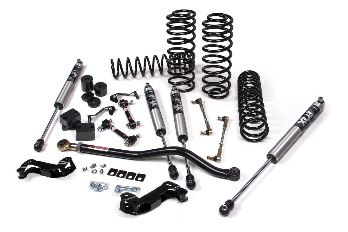 JKS 2018-2024 Fits Jeep Wrangler JL J-Kontrol 2.5" 4Dr W, JSpec Shocks, Std Rate Coils, Fits 2018-2024 Jeep Wrangler JL JSPEC137K