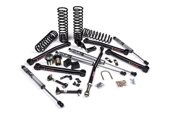 JKS 2007-2018 Compatible With Jeep Wrangler JK J-Lander 3.5in 4Dr W, Fox 2.0 Performance Series R, R Shocks, Fits 2007-2018 Jeep Wrangler JK JSPEC154KFR