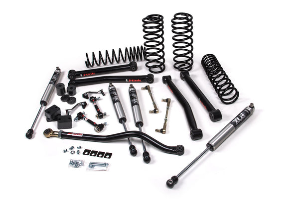 JKS 2020-2024 Compatible With Jeep Wrangler JL J-Konnect 3.5" 4Dr W, Fox 2.0 Performance Series Shocks Diesel, Fits 2020-2024 Jeep Wrangler JL JSPEC159KFP