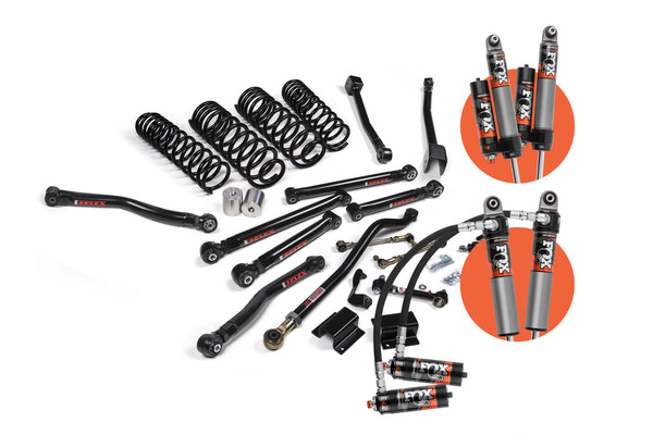 JKS 2020-2024 Fits Jeep Gladiator JT 3.5" Front 2" Rear Lift Kit J-Krawl FOX 2.5 Performance Elite Series Shocks, Fits 2020-2024 Jeep Gladiator JT JSPEC171PES