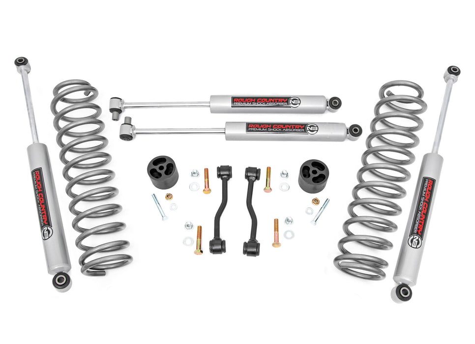 Rough Country 2.5 Inch Leveling Kits Springs compatible with Jeep Gladiator Jt 4Wd (20-23) 64830B