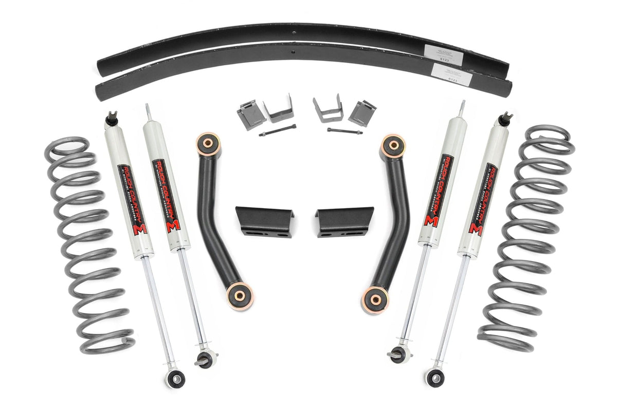 Rough Country 3 Inch Lift Kit Sii Rr Aal M1 Fits Jeep Cherokee Xj (84-01) 67041