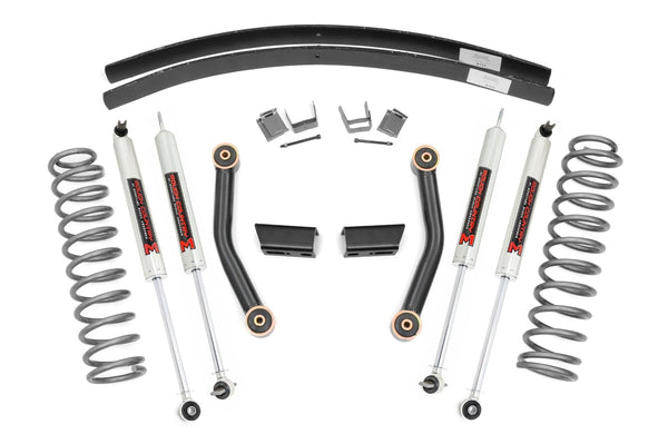 Rough Country 3 Inch Lift Kit Sii Rr Aal M1 Fits Jeep Cherokee Xj (84-01) 67041