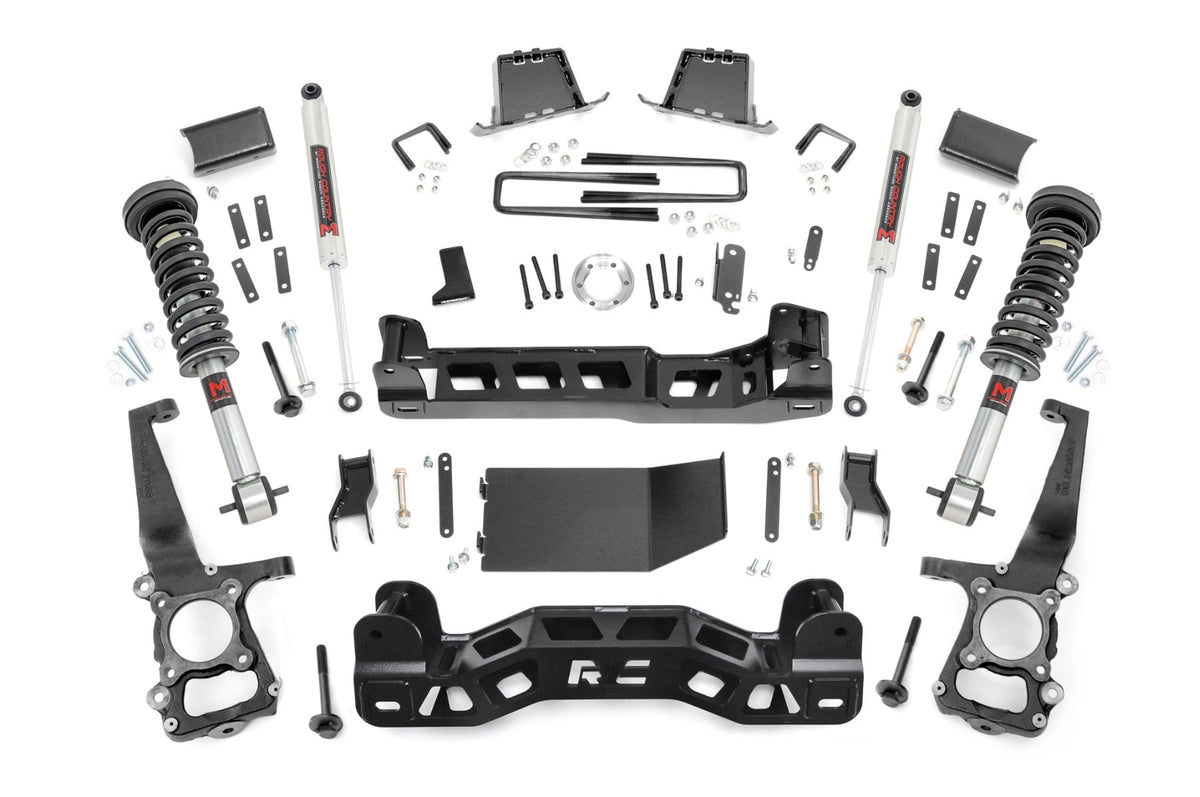 Rough Country 6 Inch Lift Kit M1 Struts/M1 Fits Ford F-150 4WD (2014) 57540