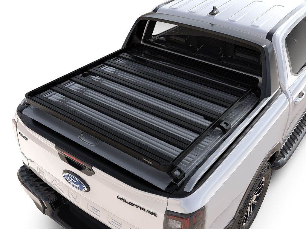 Front Runner Ford Ranger T6.2 Wildtrak Double Cab w/OEM Roll Top (2022-Current) Slimline II Load Bed Rack Kit KRFR024T