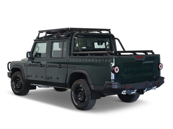 Front Runner Ineos Grenadier Quartermaster (2023-Current) Roller Tonneau Cover Slimline II Load Bed Rack Kit KRIG005T