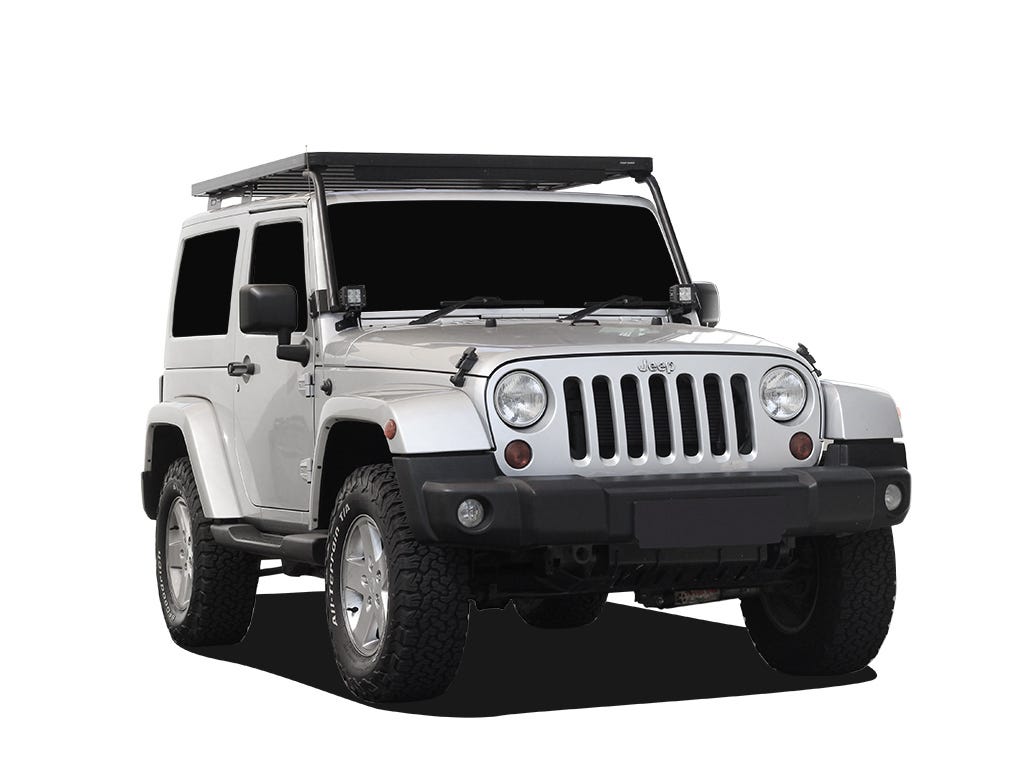 Front Runner Jeep Wrangler JK 2 Door (2007-2018) Extreme Slimline II Roof Rack Kit KRJW001T