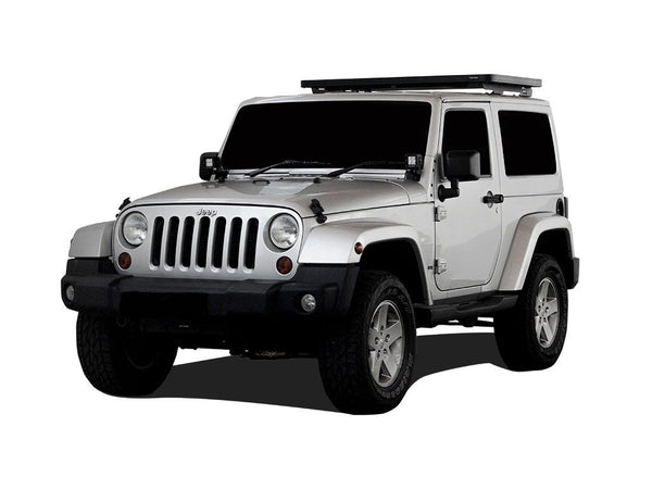 Front Runner Jeep Wrangler JK 2 Door (2007-2018) Extreme Slimline II 1/2 Roof Rack Kit KRJW002T