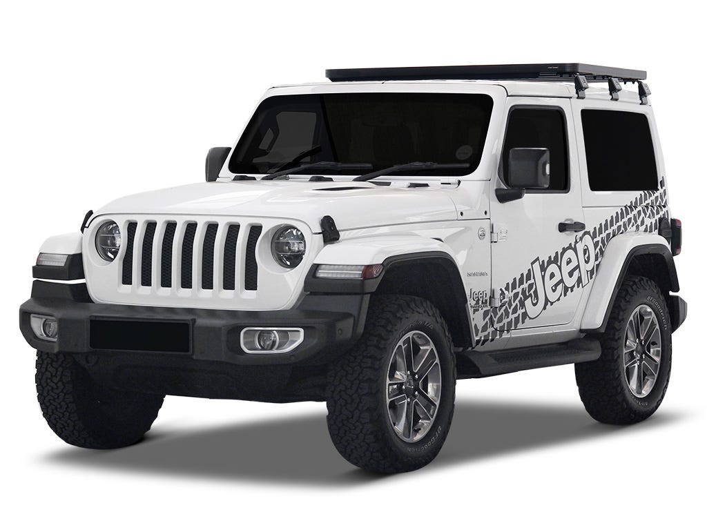 Front Runner Jeep Wrangler JL 2 Door (2018-Current) Slimline II 1/2 Roof Rack Kit KRJW026T