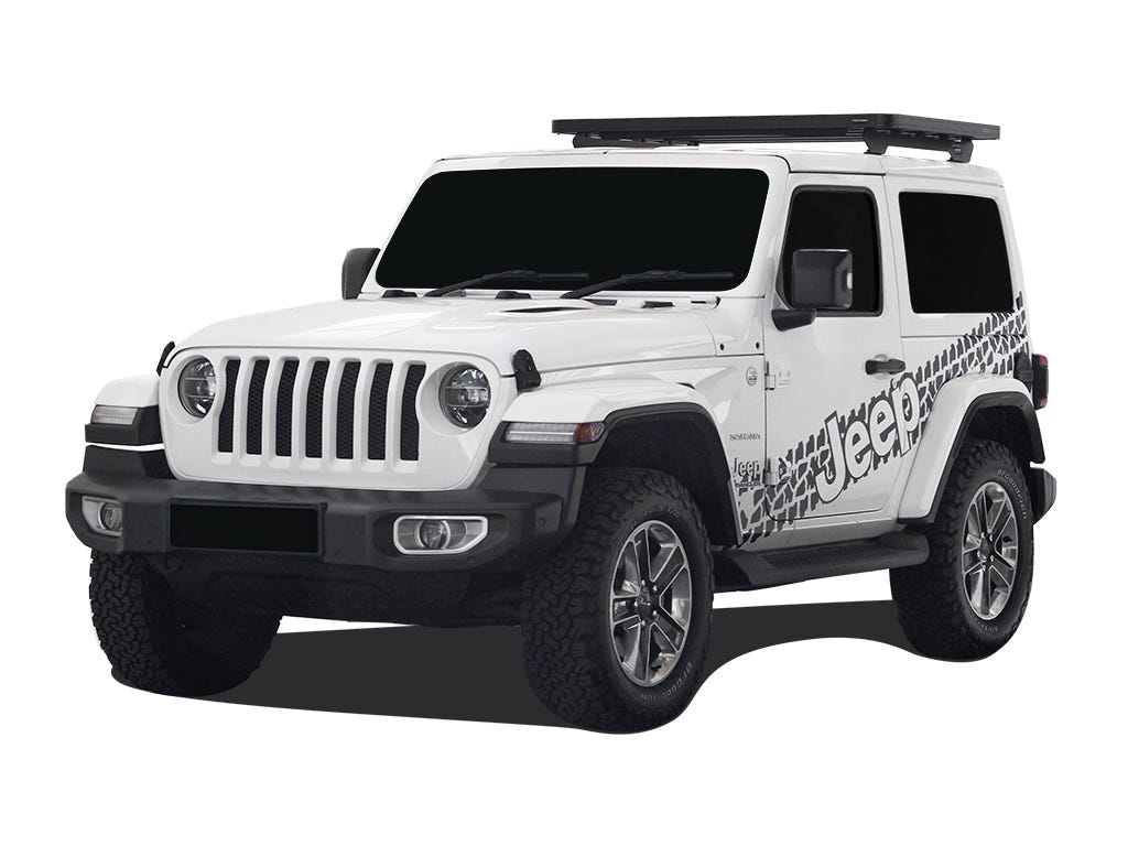 Front Runner Jeep Wrangler JL 2 Door (2018-Current) Extreme Slimline II 1/2 Roof Rack Kit KRJW006T