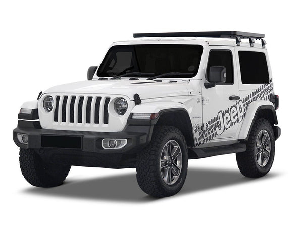 Front Runner Jeep Wrangler JL 2 Door (2018-Current) Slimline II 1/2 Roof Rack Kit / Tall KRJW033T
