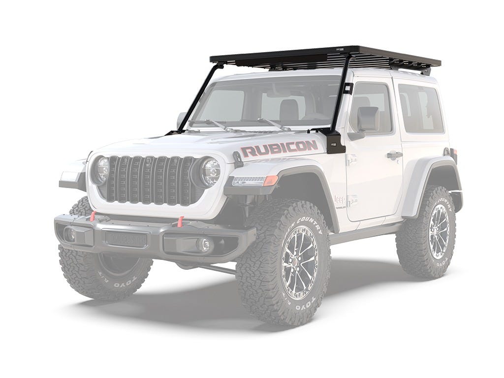 Front Runner Jeep Wrangler JL 2Door Mojave/392/2.2L Diesel (2018-Current) Extreme Slimline II Roof Rack Kit KRJW037T