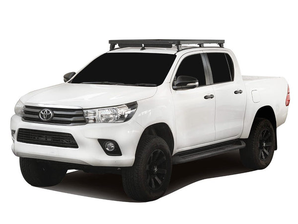 Front Runner Toyota Hilux Revo DC (2016-Current) Track AND Feet Slimline II Roof Rack Kit KRTH020T