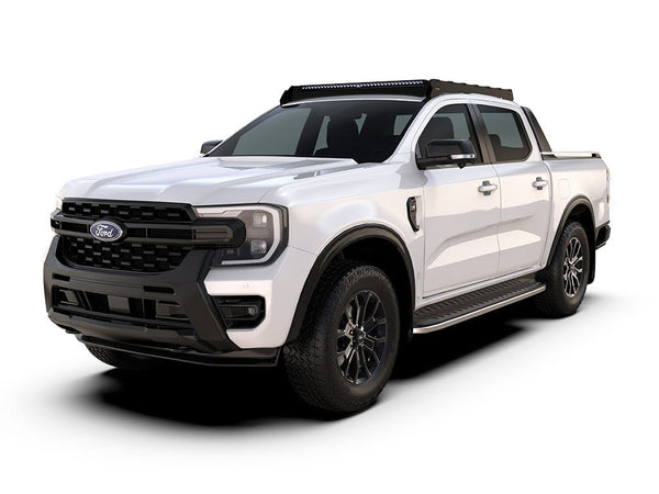 Front Runner Ford Ranger T6.2 Wildtrak Raptor Double Cab (2022-Current) Slimsport Roof Rack Kit / Light Bar Ready KSFR010T
