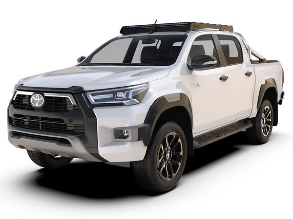 Front Runner Toyota Hilux (2016-Current) Slimsport Roof Rack Kit Light Bar Ready KSTH004T