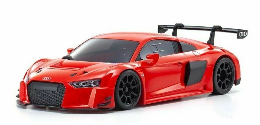 Kyosho Mini-Z Rwd Mr03 Audi R8 Lms 2015 Red Readyset Transmitter Rtr Rc Cars Kit 32323R