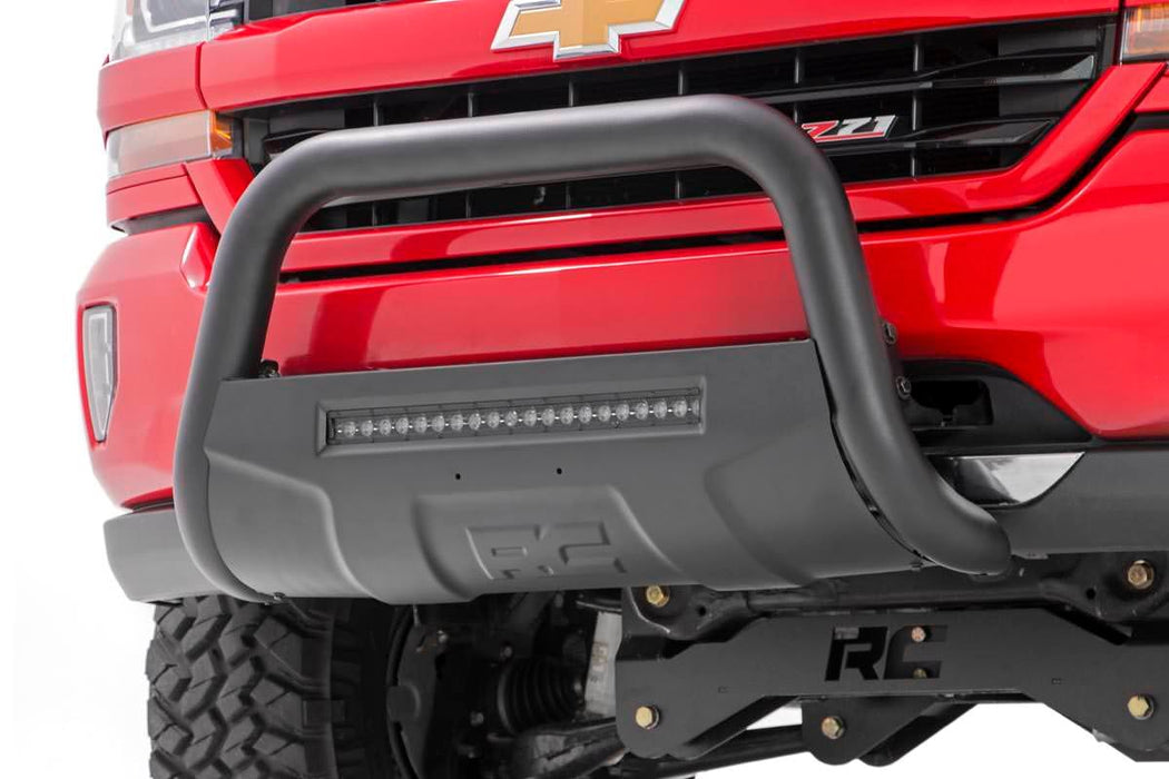 Rough Country Black Led Bull Bar Chevy/fits gmc 1500 Truck/Suv 2Wd/4Wd (2007-2020) B-C4071