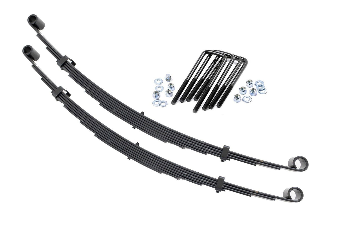 Rough Country Front Leaf Springs 4" Lift Pair Fits Ford F-250 4WD (1977-1979) 8013KIT