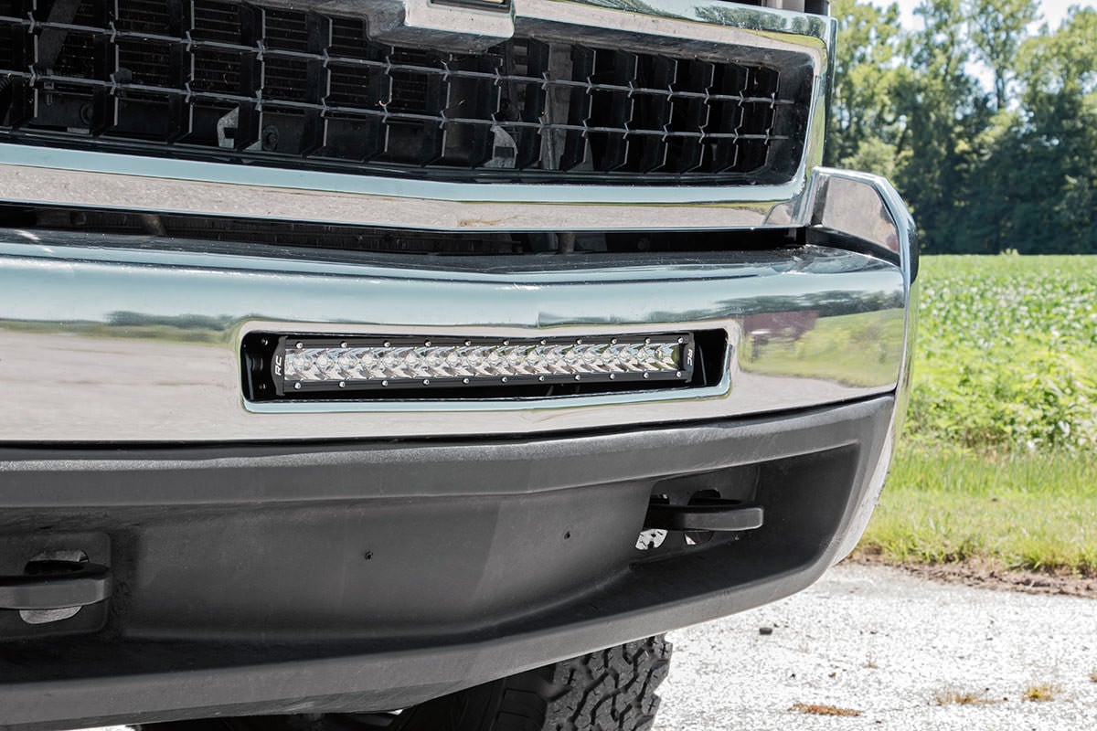 Rough Country Led Light Mount Bumper 20" Fits Chevy Silverado 1500 (07-13)/Silverado 2500HD (07-10) 70523